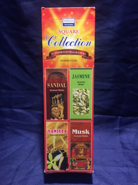 T022 ธูปหอมจากอินเดีย (ธูปแขก) คละกลิ่น Indian Incense Sticks, mixed scents