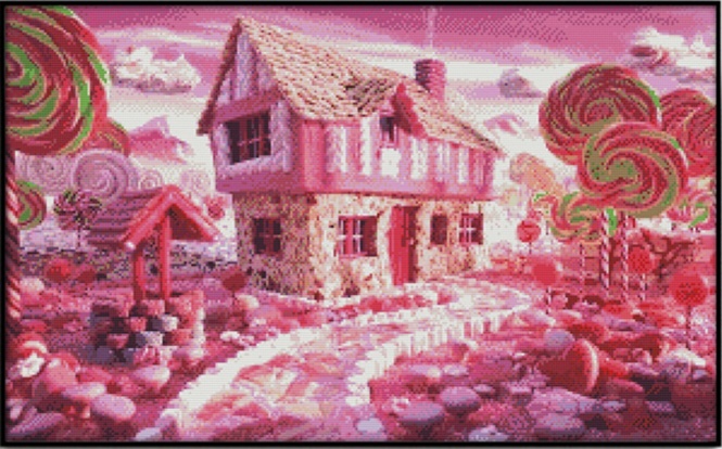 Fairy tale house (ไม่พิมพ์/พิมพ์ลาย)