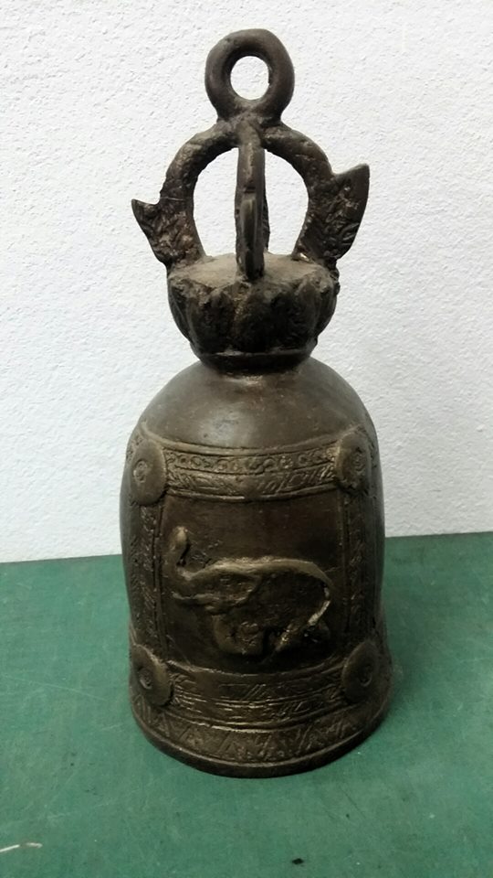 R023 ระฆัง ทองเหลืองโบราณ Antique Bronze Bell