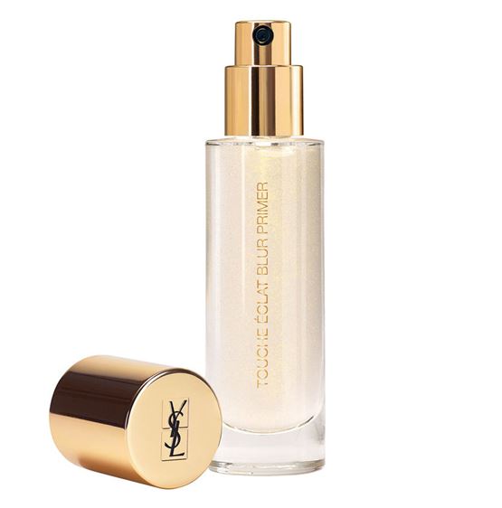 YSL YVES SAINT LAURENT Touche Eclat Blur Primer 30 ml. ไพร์เมอร์ช่วยเติมร่องผิวให้ดูเนียนเรียบ ช่วยลดจุดบกพร่องต่างๆบนใบหน้า เนื้อบางเบาโปร่งแสง พร้อมเม็ดสีทองที่สามารถกระจายแสดงดุจกระจกเงา ช่วยให้ผิวเรียบเนียนพร้อมเสริมความเปล่งปลั่งของรองพื้น