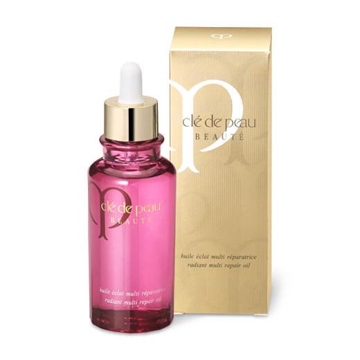 **พร้อมส่ง**Cle De Peau Beaute Radiant Multi Repair Oil 75ml. ทรีทเมนท์ออยล์ที่สามารถใช้ได้ทั้งหน้าและตัว อุดมไปด้วยคุณค่าจะช่วยปรับความเนียนเรียบของผิวโดยทันทีและลดริ้วรอยบนใบหน้าให้น้อยลง ผิวจะดูกระชับเต่งตึงและมีเนื้อสัมผัสที่เรียบเนียนยิ่งขึ้น