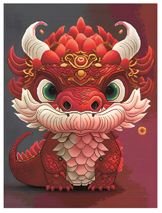 Year of the Dragon (พิมพ์ลาย)