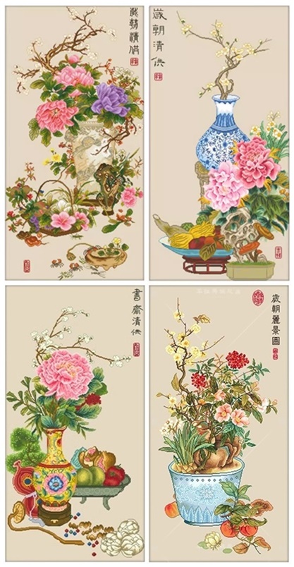 Famous painting flowers (พิมพ์ลาย)