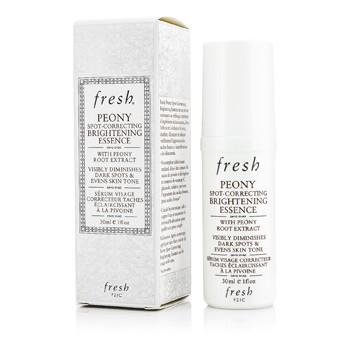 Fresh Peony Spot-Correcting Brightening Essence 30 ml. เอสเซ้นส์บำรุงผิวหน้า ประกอบด้วยสารสกัดจากดอกโบตั๋น และรากชะเอม ช่วยให้ผิวกระจ่างใส ช่วยลดและป้องกันการจุดด่างดำ ผสมด้วยกรด hyaluronic ช่วยเก็บกักความชุ่มชื้น ช่วยปรับสภาพผิว ช่วยให้ผิวสะอ