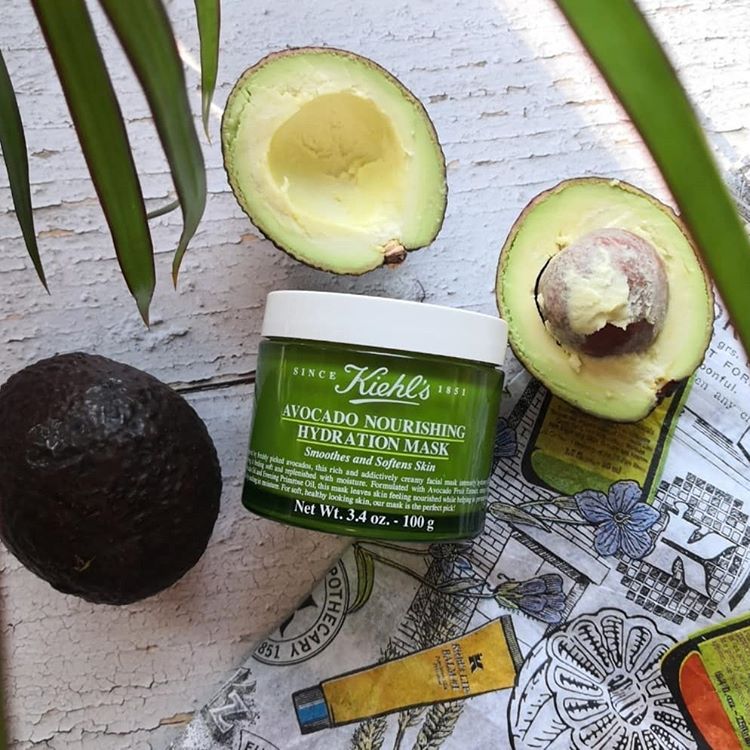 Kiehl's Avocado Nourishing Hydration Mask 100 ml. มาร์คหน้าเสริมความชุ่มชื้นสูตรใหม่ ที่ช่วยคืนความสดชื่นและความมีชีวิตชีวาสู่ผิว ผิวเนียนนุ่มทันทีหลังใช้