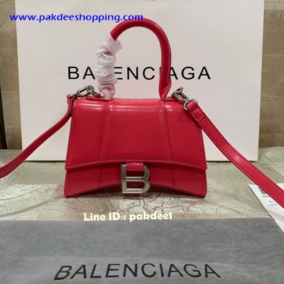 Balenciaga Hourglass Hiend  size 19 cm งานหนังแท้ รายละะเอียดสวยเหมือนแท้ 