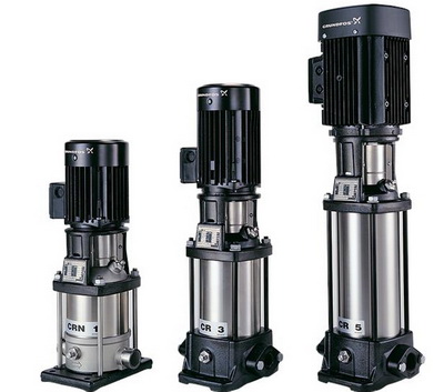 ปั๊มน้ำแรงดันสูงหลายใบพัดแนวตั้ง Grundfos รุ่น CR15-12