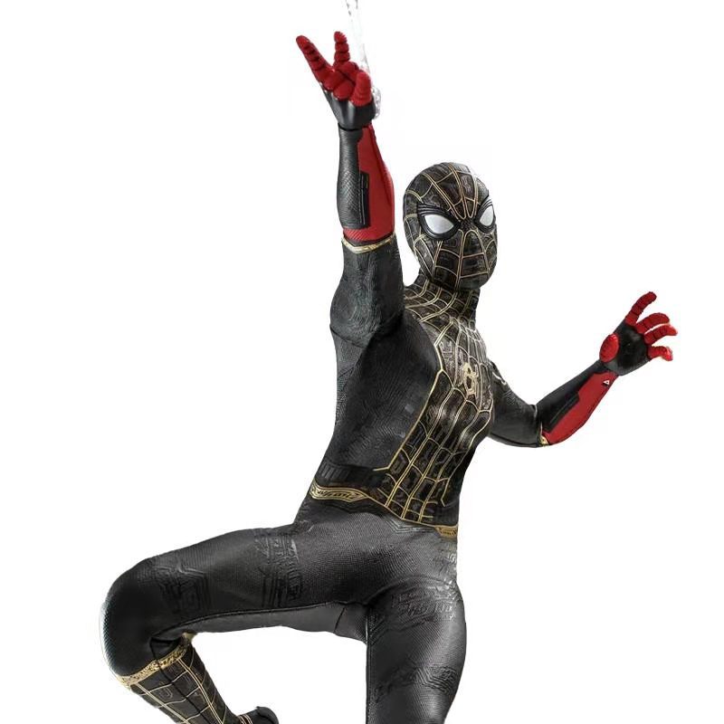 ++พร้อมส่ง++ชุดสไปเดอร์แมนสีดำทอง Spider-Man: No Way Home - Spider-Man (Black & Gold Suit)