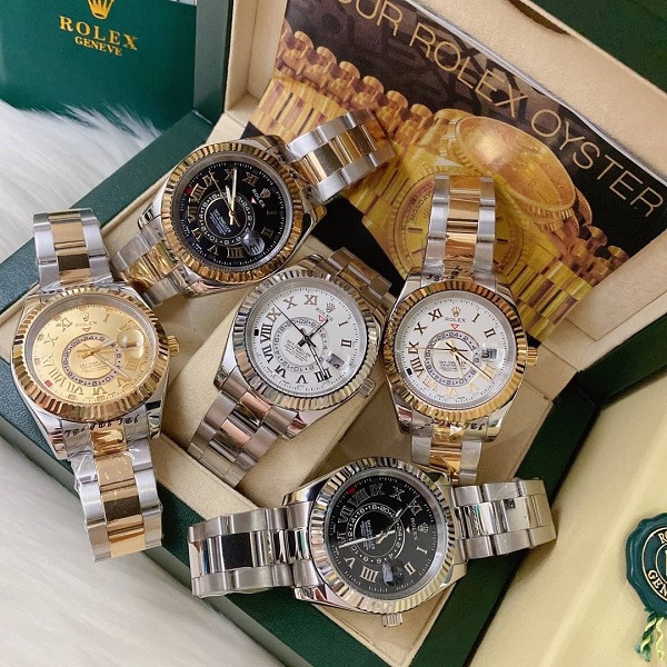 นาฬิกา แฟชั่น แบรนด์ Rolex Sky Dweller สายเลส