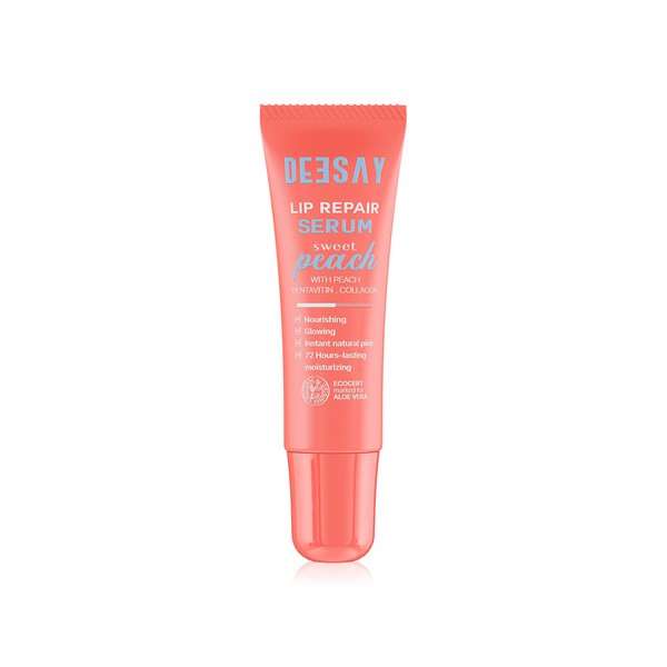 Deesay Lip Repair Serum 8 Ml. ลิปสักปาก ดีเซย์    #02 Sweet Peach  : สีชมพูพีช  (หลอดส้ม )