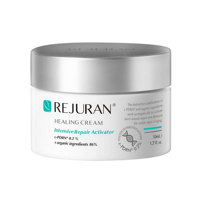 Rejuran Healing Cream Intensive Premium Activator 50 ml. เป็นสูตรที่ใช้ในคลินิกเกาหลี ขายดีและนิยมมากๆ ครีมบำรุงผิวที่มอบสารอาหารเข้มข้นและมีประโยชน์ให้แก่ผิว ช่วยฟื้นฟูผิวจากความเสียหาย ปลอบประโลมผิว เพิ่มความชุ่มชื้น คืนความสมดุลของน้ำหล่อเลี้ยงผิว ต่อต