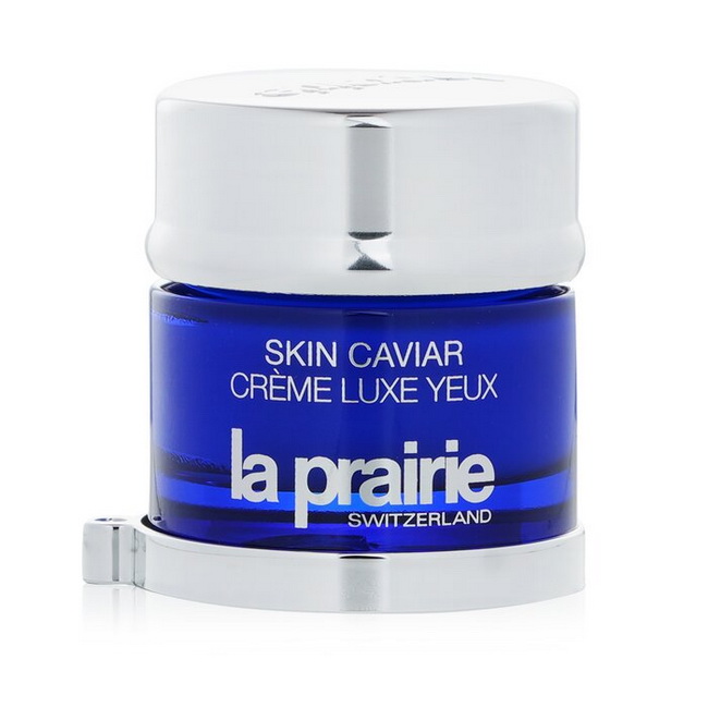 La Prairie Skin Caviar Luxe Eye Cream ไซส์จริง 20 ml. ครีมบำรุงผิวรอบดวงตา สูตรเข้มข้นที่จะช่วยปกป้องผิวจากปัญหาเรื่องริ้วรอย ต่างๆ ทั้งริ้วรอยร่องลึก รอยย่น รอยคล้ำ ด้วยส่วนผสมอันเลอค่าของสารสกัดที่ได้จากไข่ปลาคาร์เวียและโปรตีนทะเลที่มี ความพิเศษ ทำให้ L