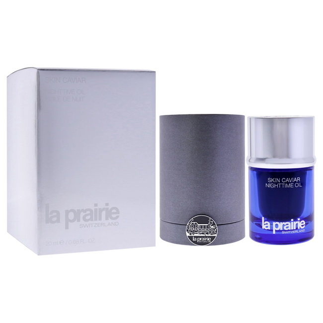 La Prairie Skin Caviar Nighttime Oil ไซส์จริง 20 ml. เฟสออยล์ผสมเรตินอลจากคาเวียร์ ใหม่ล่าสุดจาก La Prairieมาพร้อมนวัตกรรมการบำรุงผิวให้เฟิร์มกระชับที่ล้ำขึ้นอีกขั้นด้วยส่วนผสมของ Caviar Retinol ที่เป็นเอกสิทธิ์เฉพาะของลา แพรรี