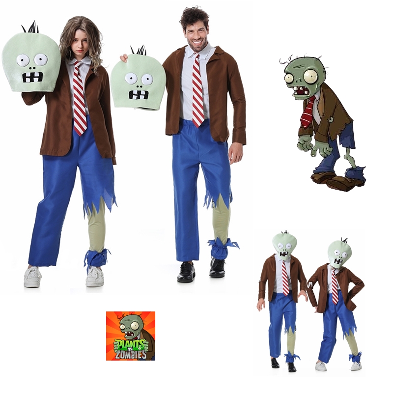 7C354.1 ชุดซอมบี้ ชุดฮาโลวีน Plants vs. Zombies Costumes