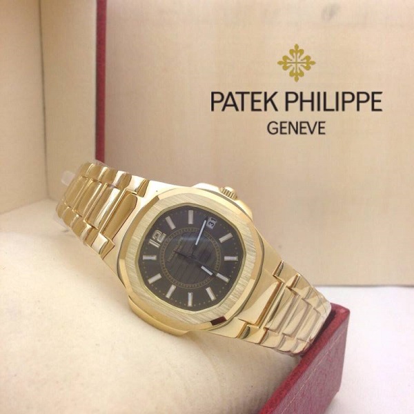 ** พร้อมส่ง ** นาฬิกาข้อมือแฟชั่น แบรนด์ สายเลส สีทอง ( Patek Philippe )