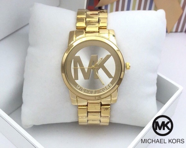 ** พร้อมส่ง ** นาฬิกาข้อมือแฟชั่น แบรนด์ สายเลส สีทอง ( Michael Kors )