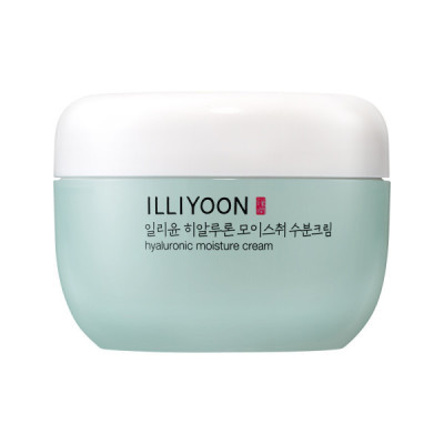 ILLIYOON Hyaluronic Moisture Cream 100 ml. แพคเกจใหม่ (No Box) ครีมบำรุงผิวหน้า สูตรไฮยาลูรอนิก ให้ความชุ่มชื้น ชะลอริ้วรอยบนใบหน้า และด้วยส่วนผสมของ Green tea seed oil ผิวแพ้ง่ายใช้ได้