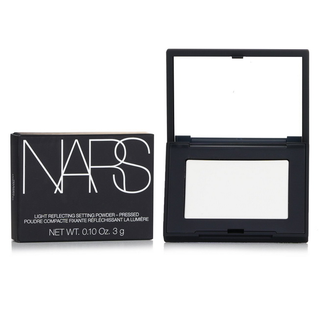 Nars Mini Light Reflecting Pressed Setting Powder Translucent Crystal 3 g. แป้งขายดีอันดับหนึ่งของนาร์ส เนื้อบางเบา มอบฟินิชเปล่งปลั่งเป็นประกาย ผิวดูสวยในทุกแสงช่วยให้เมคอัพติดทน ฟินิชบางเบา แนบเนียน สูตรหรูหรา ยอดนิยม เกลี่ยได้สม่ำเสมออย่างง่ายดาย เสริม