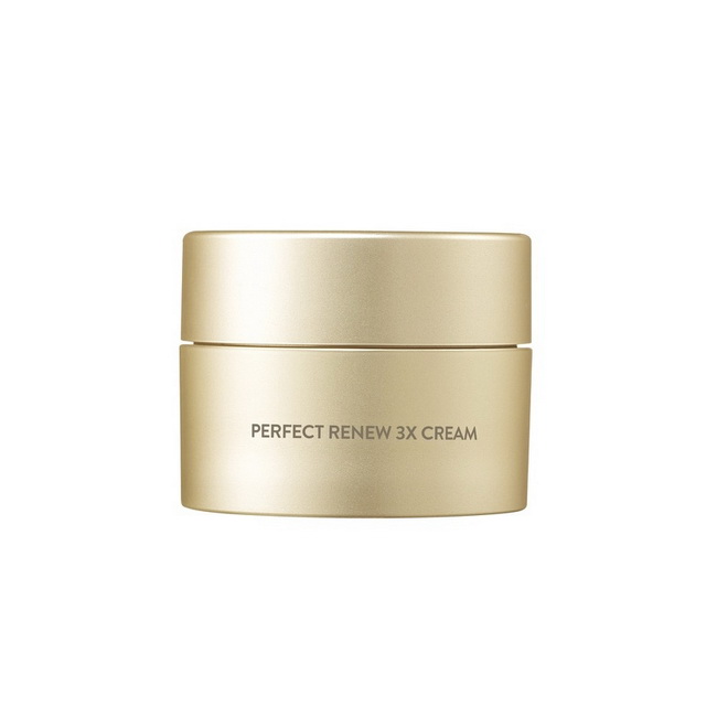 Laneige Perfect Renew 3X Cream 50 ml. อีกระดับของครีมต่อต้านริ้วรอย จุดประกายความอ่อนเยาว์ของคุณด้วย ครีมลดริ้วรอยยกกระชับผิวเเละต่อต้านความร่วงโรย ด้วยสูตรอุดมด้วยบัตเตอร์ที่มี3X TM* ซึ่งเป็นส่วนผสมหลักในการต่อต้านความร่วงโรยริ้วรอย เพื่อให้ผิวยกกระชับขึ