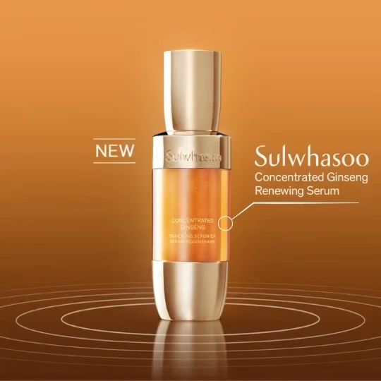 Sulwhasoo New Concentrated Ginseng Rejuvenating Serum 50 ml. เซรั่มโสมสูตรใหม่ ย้อนเวลาผิวให้แลดูอ่อนเยาว์ลง 2 ปี หลังจากใช้เพียง 7 วัน เพิ่มประสิทธิภาพให้ผิวเปล่งประกาย เรืองรอง สุขภาพดีด้วยเซรั่มลดเลือนริ้วรอย ที่ช่วยเพิ่มประสิทธิภาพให้ผิวยืดหยุ่นขึ้นถึ