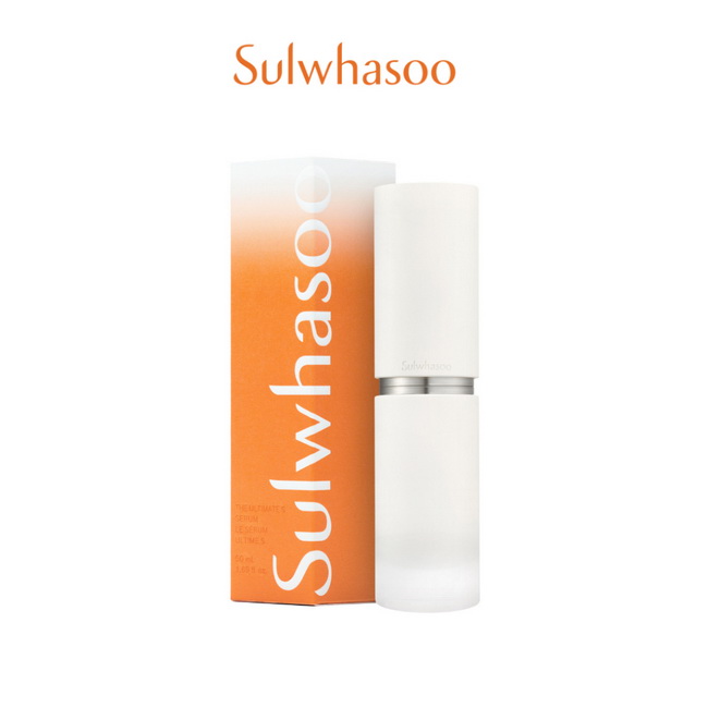 Sulwhasoo The Ultimate S Serum 50 ml. เซรั่มลดเลือนริ้วรอยเข้มข้นด้วยส่วนผสมจินเส็งเบอร์รี่ Ginseng berry SR คืนความอ่อนเยาว์ให้กับผิวที่ช่วยปรับผิวให้ดูเรียบเนียนขึ้น ผิวอิ่มฟูอย่างเห็นได้ชัด เน้นยกกระชับผิวบริเวณหางตา, โหนกแก้ม, มุมปาก และบริเวณกรามให้ก