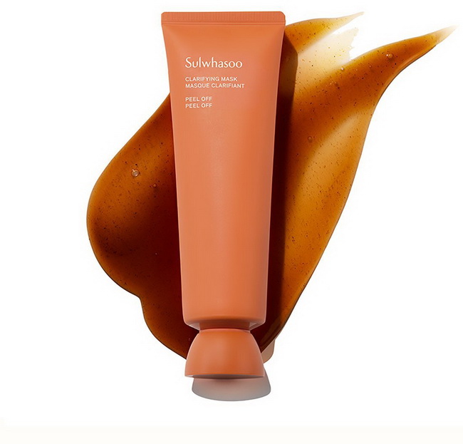 Sulwhasoo Clarifying Mask Peel-Off 120ml. มาสก์สมุนไพรชนิดลอกออกเนื้อสัมผัสพิเศษด้วยสูตรที่ผสานส่วนผสมของผงของโซโลมอนซีลที่มีประสิทธิภาพในการต้านอนุมูลอิสระ และสารสกัดจากดอกสายน้ำผึ้งเกาหลี ที่ช่วยปรับการผลัดเซลล์ผิวหน้าให้ดีขึ้น มาสก์หน้าแบบลอกออกจะช่วยข