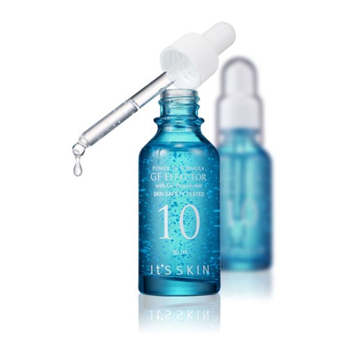 **พร้อมส่ง**It's Skin Power 10 Formula GF Effector 30 ml. เซรั่มบำรุงผิวเพิ่มความชุ่มชื่นให้ใบหน้า หมดปัญหาเรื่องผิวแห้ง ช่วยกักเก็บความชุ่มชื่นได้ดี บำรุงผิวให้เนียนนุ่ม ลดความหยาบแห้งกร้าน ส่วนประกอบสำคัญ GF-Biopolymer