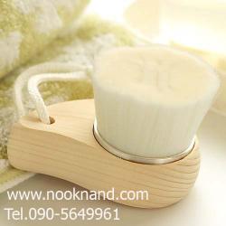 (รุ่นด้ามไม้)แปรงเส้นใยไฟเบอร์คุณภาพสูง