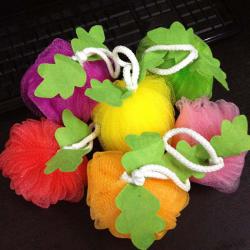 แอปเปิ้ลขัดผิวกาย สำหรับถูทำความสะอาดบริเวณร่างกายApple sponge bath