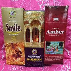 T007 ธูปหอมจากอินเดีย (ธูปแขก) Indian Incense Sticks