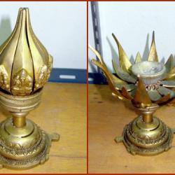 J029 ที่จุดกำยานดอกบัว สูง 7 นิ้ว Cones burner (Lotus)